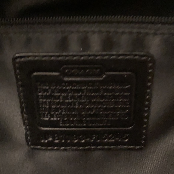 Black patent leather purse “C’s” all over. Well loved. No tag on little chain. - Picture 8 of 10